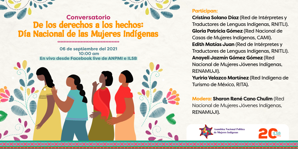 Conversatorio “De los derechos a los hechos”: en el marco del Día Nacional de las #MujeresIndígena